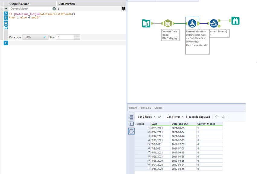 How to filter month to date data - Alteryx