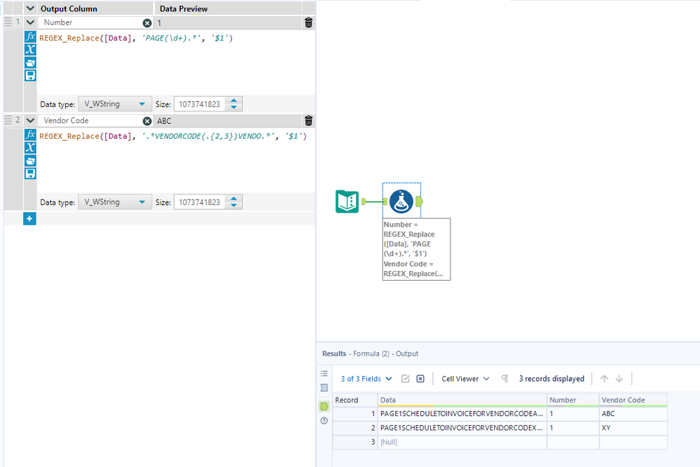 Regex characters in a string - Alteryx
