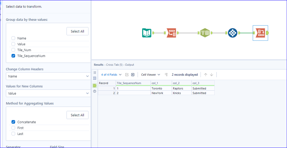 Split to row, multiple columns as once, same delimiter - Alteryx