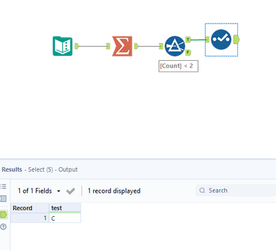 Remove both values of Duplicates - Alteryx