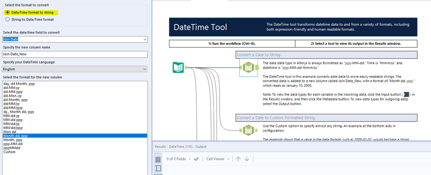 Date formatting - Alteryx