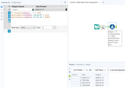convert string to date but with different date format - Alteryx