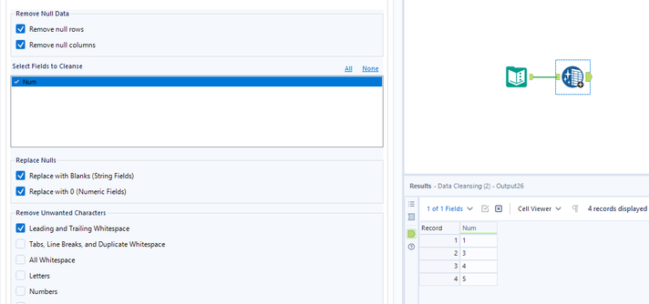 Order of records changed after using Data Cleansing tool - Alteryx