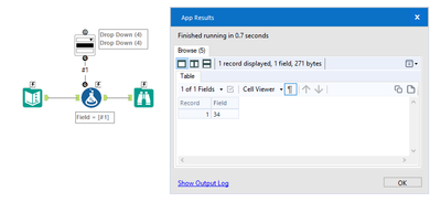Drop Down List - Alteryx