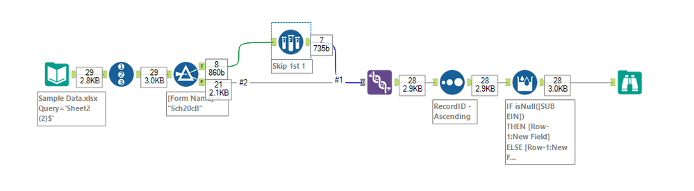 Multi Row Formula? - Alteryx