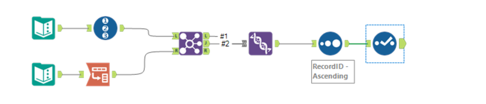 Conditional based joining two column values from different tables - Alteryx