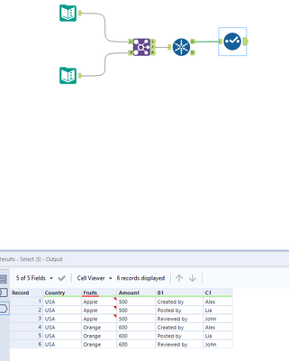 Append two different data sets next to each other that will output to ...
