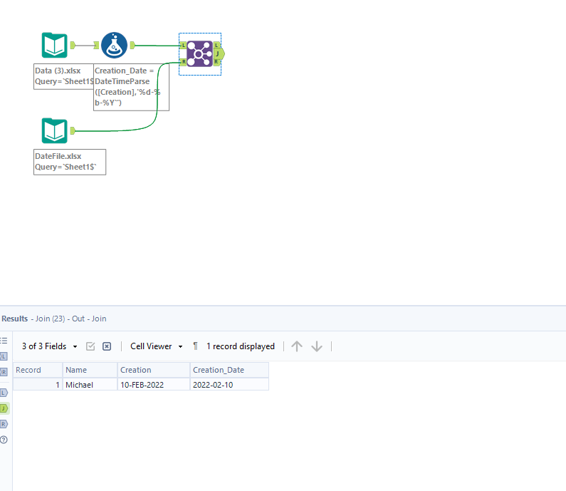 Using a file for dynamic input - Alteryx
