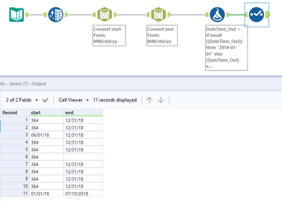 IF formula - Alteryx