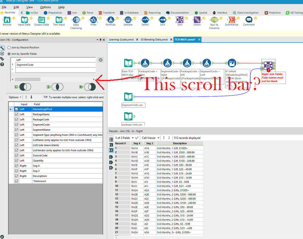 Configure Join Tool - Alteryx