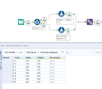 Workflow Paths and Output - Alteryx