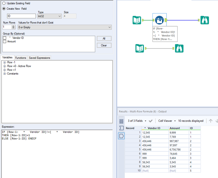 Assign Unique Value based on Row Value and assign next number when Row ...