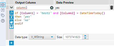 Formula Tool - comparing if two columns have values - Alteryx