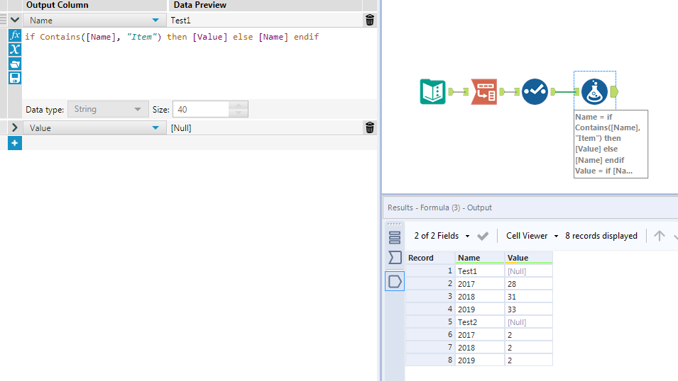 Row to column Transformation - Alteryx
