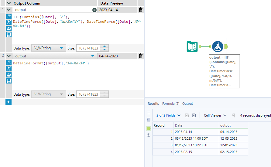 Multiple Date Format in One Column - Alteryx
