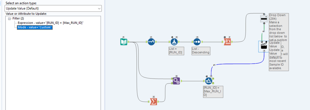 Drop Down Box - forcing sort order to be descending - Alteryx