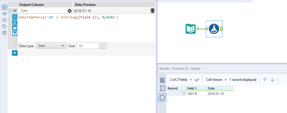 DateTimeParse does not parse leading two digit year - Alteryx