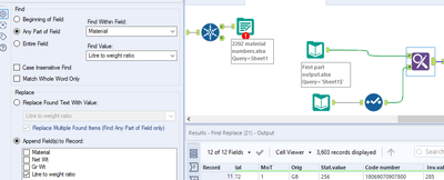 Find and replace not workings - Alteryx