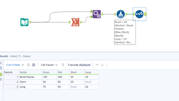 How to update particular row data from different row value. - Alteryx