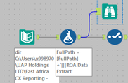 How to show the actual columns from a Directory Input tool in Alteryx ...