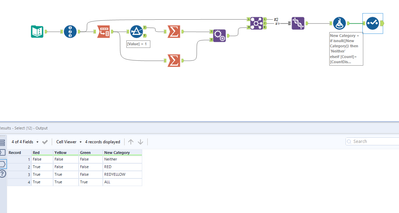 How to combine 3 columns and find possible combinations - Alteryx