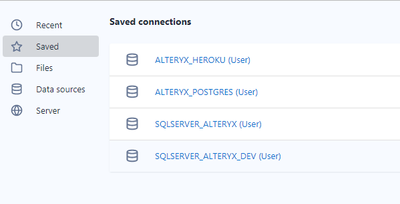 Connect to multiple tables from multiple databases in SQL - Alteryx