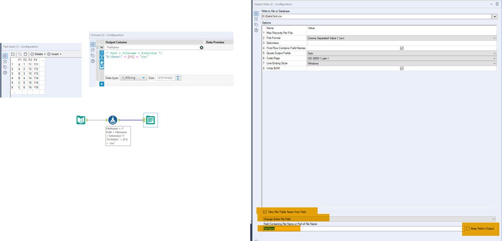 How to Split a huge file into multiple ones based on column - Alteryx