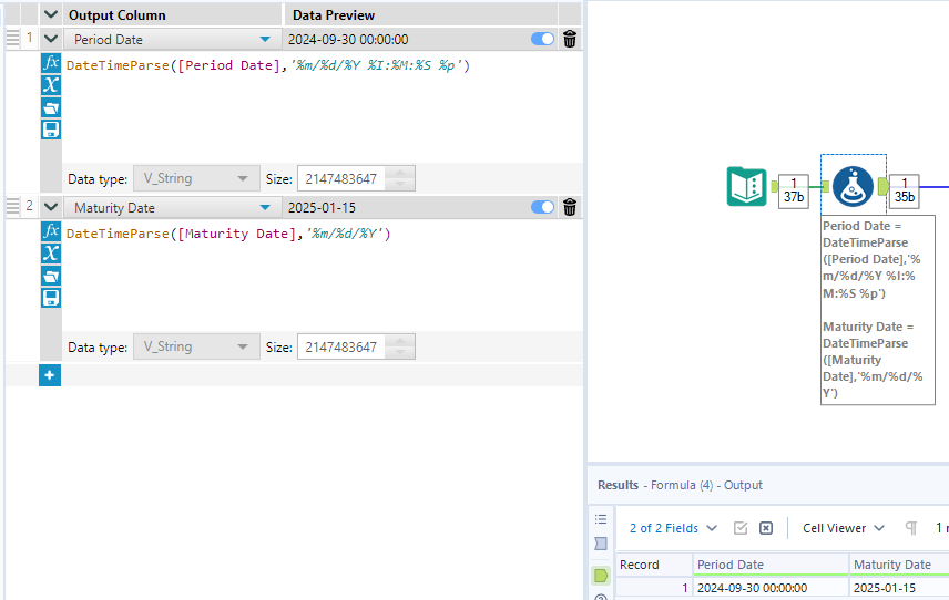 Turn Date into Numerical Value - Alteryx