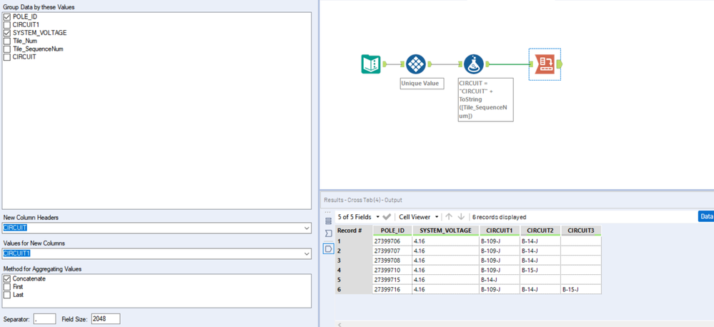 Separate column into different outputs - Alteryx