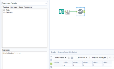 Delete columns - Alteryx