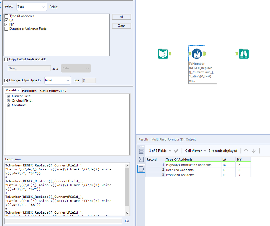 Converting Data Type - Alteryx
