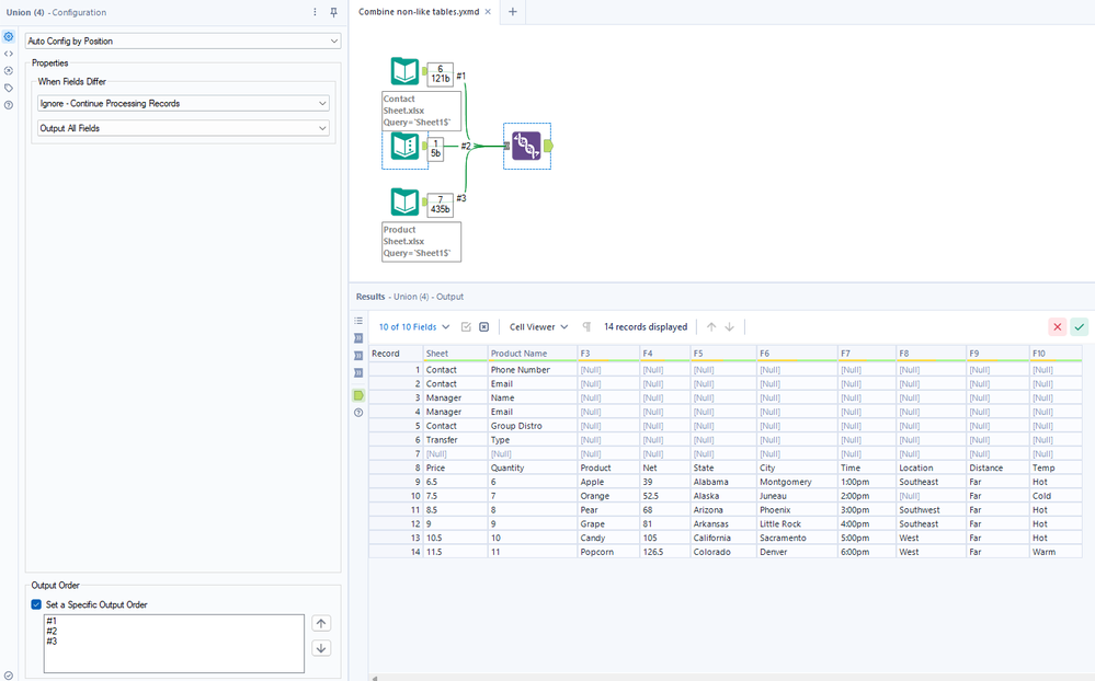 Joining Non Like Tables in Alteryx - Alteryx