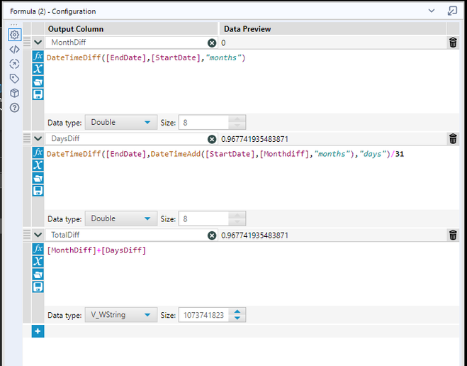 Months_Between (Oracle SQL) - Alteryx