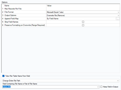 Dynamically pick input files based on common numeric field. - Alteryx