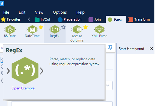 Use REGEX to Split a coloumn with no space - Alteryx
