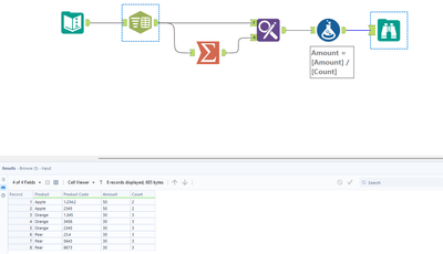 Splitting Values inside a cell to multiple rows - Alteryx