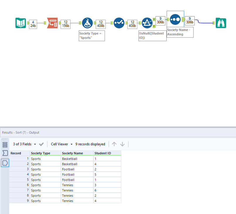 Splitting & transforming data - Alteryx