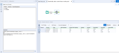 Dynamically delete columns based on todays date - Alteryx