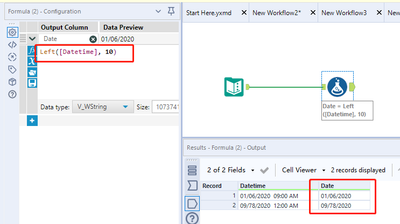 HOW TO SEPARATE THE DATE AND TIME - Alteryx