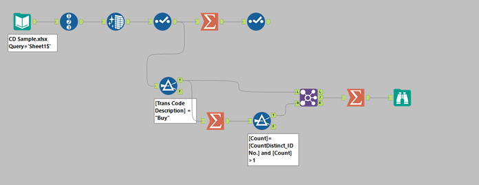 Sum Columns based on Certain Criteria - Alteryx
