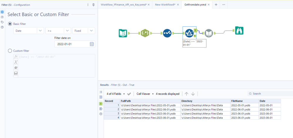 Need help with Directory Tool - Alteryx
