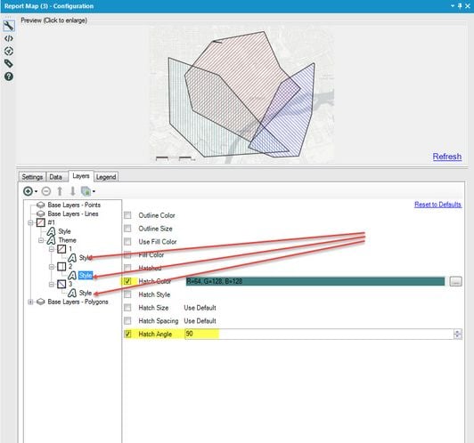 Crosshashed Polygon Hatched Thematic Polygon Layer - Alteryx