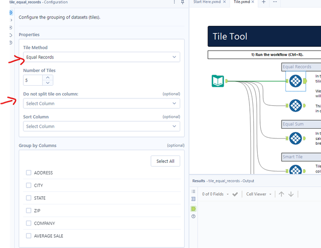 Splitting rows into diffent sheets - Alteryx