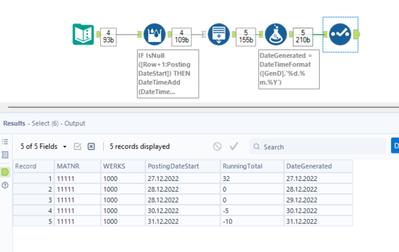 Generating addtional date using Multi row tool - Alteryx