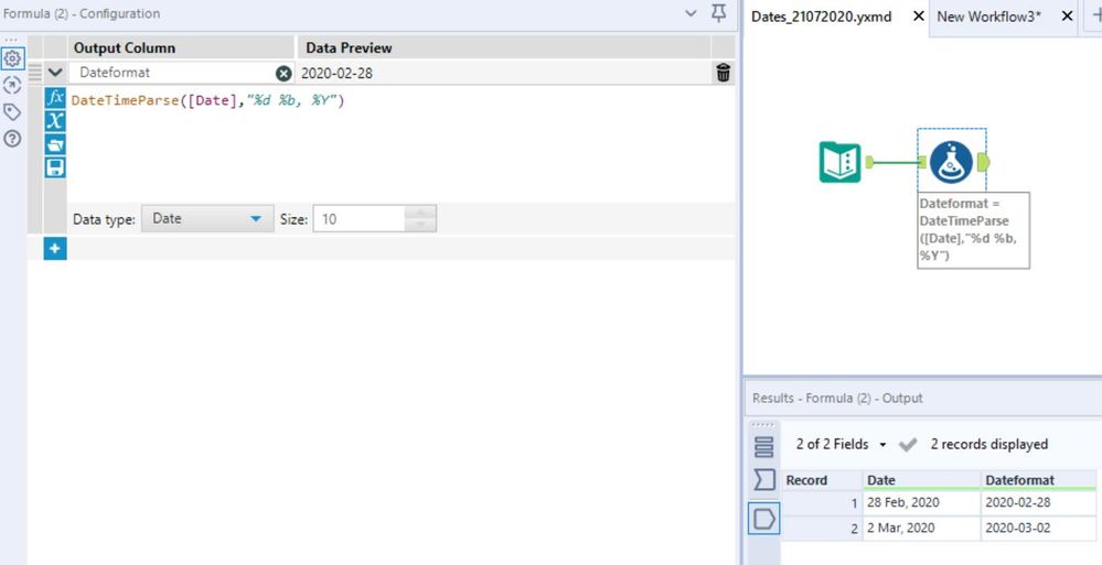Convert String To Date - Alteryx