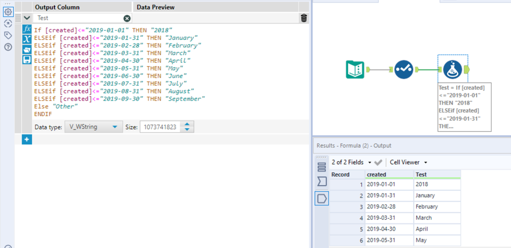 Multi-conditional statement problems - Alteryx