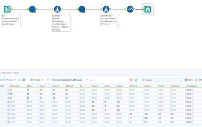 Output File Name as field, merge into one column - Alteryx