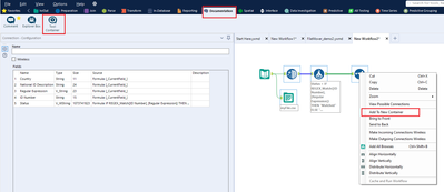 Checking if a column contains data from another column - Alteryx