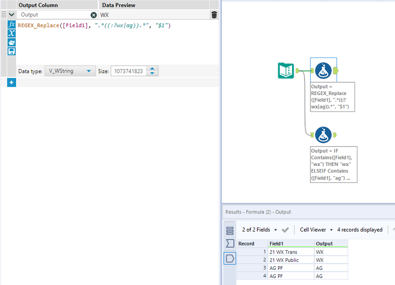 Capturing special characters - Alteryx