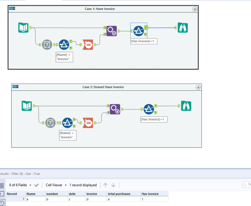 Filter by Column Header - Alteryx